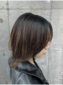 伸ばしかけマッシュウルフ