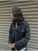 メンズロングパーマ/メンズロングスタイル/メンズミディアム