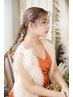 ヘアセット+リボンorパールorドライ付き2800円（土日祝日3300円）ヘアセット