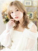 外国人風イヤリングカラーモテ髪くびれミディa浦和10代20代30代