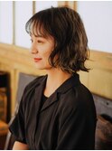 ゆるふわボブスタイル【髪質改善/ヘッドスパ/縮毛矯正/いわき】