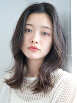ネオリーブ ジューク 日吉店(Neolive JuQ) 【大人レイヤーミディ】　透明感グレージュ☆　　日吉