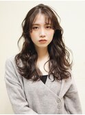 ルーズパーマ　イメチェン　ナチュラルベージュ