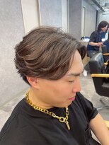 メンズサロン キング 梅田店(Men’s salon K!ng)&nbsp;波巻きツイストスパイラルパーマ/フェザーパーマ/眉毛/メンズ