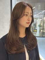 シティ(CITY) ワンカールレイヤー ベージュカラー 2wayバング