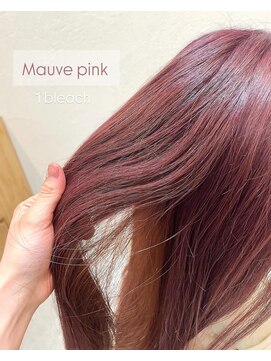 ティーズピーク(ty s peak) 【bleach color】 1ブリーチオンカラー ×  モーヴピンク