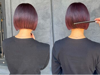 ニュートライズ(NEUTRIZE)の写真/小顔魅せショートならNEUTRIZEにお任せ★再現性の高さ×質感×センスにこだわった垢抜けスタイルが大好評◎