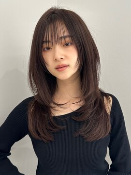 ジョエミバイアンアミ(joemi by Un ami) ★ハッシュカットウルフレイヤースタイルロングシースルーバング