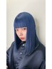 《ケアブリーチ》似合わせカット+Wカラー(ブリーチonカラー)+Olaplex