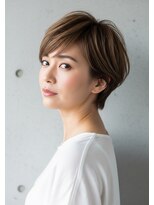 *ショートボブ/ショートヘア/脱白髪染め/白髪ぼかし/髪質改善