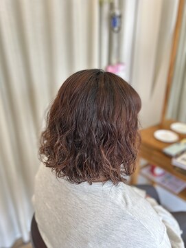 美容室フィット ボブ×パーマ