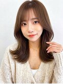 春色◎透明感レイヤーカット韓国風顔周り