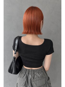 ヘアーサロンクレオ(CREO) 外ハネオレンジ