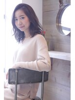 ナインヘア(9ine hair)&nbsp;透けアッシュ＊イルミナカラーでしっとり色っぽ感『9ine』【広島