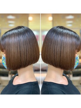 アッシュ 桜木町店(Ash) 横浜で叶える！髪質改善縮毛矯正×ボブ【美髪矯正/桜木町】