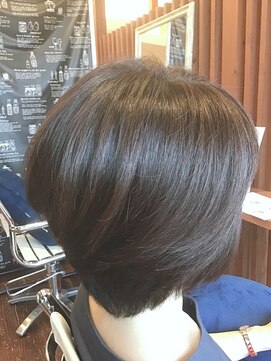 ピールアーク(peal ark) 30代40代♪小顔ショートボブ×ツヤ感MAXオレンジベージュツヤ感