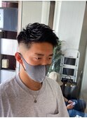 東京barber日本橋フェードスパイキーショート