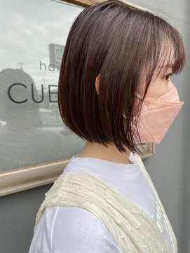キュオンシア(CUEON. ciea) ボブ×こっくりブラウン