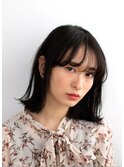 外はねミディアムボブ