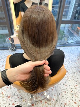 ボタン シブヤ(VOTAN SHIBUYA) 韓国ヘア/艶髪/グレージュカラー/透明感カラー