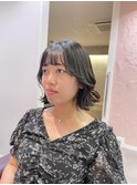 切りっぱなしボブ