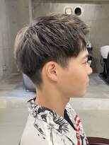 フイ 自由が丘(men's salon Hui)&nbsp;メンズ/アップバング/ツーブロックマッシュ/束感ショート波巻き