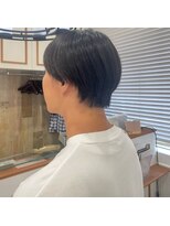 ネオリーブウリ 二子玉川店(Neolive uri) 波巻きハイライトマッシュパーマウルフ