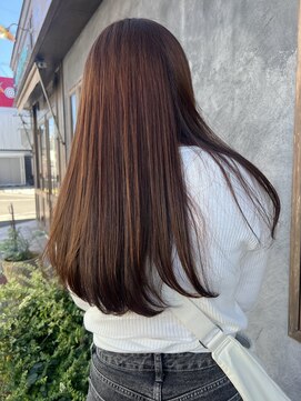 クララデアンシュシュ(Kurara de UN CHOU CHOU) 秋の赤みブラウン