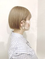 ローグ ヘアー 金町店(Rogue HAIR)&nbsp;ローグ金町《沙月》　ハイトーン×コンパクトボブ