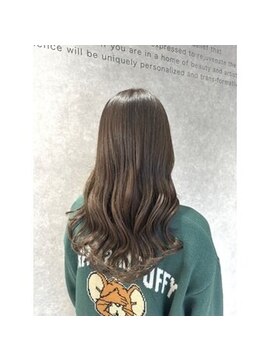 アーサス バイ ヘッドライト 長岡店(ursus by HEADLIGHT) 韓国カラー×ロングイメチェン美髪韓国風巻きくすみベージュ