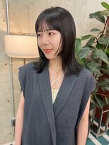 ノエ(noe) 顔まわりレイヤーボブ/ロブ/グレージュ/20代30代mk-14