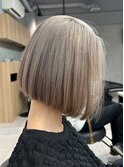 バブみボブ_メルティカラーフェミニンボブ似合わせカット
