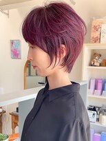 アイル(I'll) ブリーチなしカラー大人ショートボブ丸みショート前髪