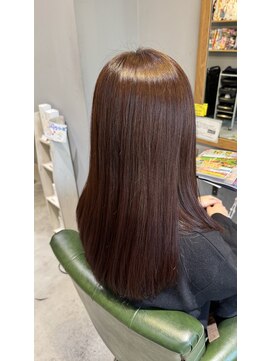 シナヘアー 清澄白河店(SHINA hair) ピンクベージュロング