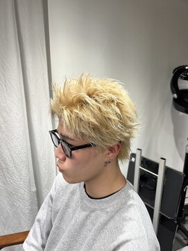 メンズ サロン ドット トウキョウ 町田店(men's salon dot. tokyo) ハイトーンスパイキーショート