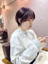 ラミエ バイ メルト 吉祥寺(lamie by melt)&nbsp;*滝田*ケアブリーチラベンダーブラウン似合わせショートボブ人気