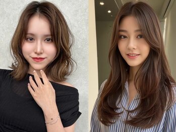 オズ 安積店(OZ)の写真/透明感/艶感のある白髪染め白髪ぼかし大人気◎大人女性のお悩みは髪質改善◎郡山/キッズカット/レイヤー