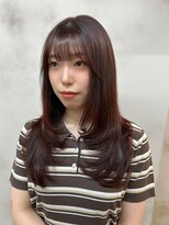 エルフレームバイワンラヴェスト(L'FLAME by one Lovest)&nbsp;ピンクブラウンカラー/艶カラー/長野駅前/L'FLAME