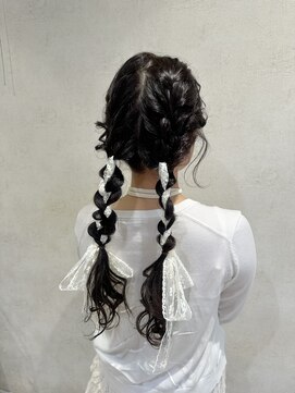 パーク(PAAQ) #藤沢ヘアセット#藤沢アレンジ#推し活ヘア