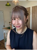 他と被らない参列ヘアセット/岡山ヘアセット/十日市/大元/岡南