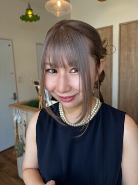 ヘアー テクニカ(hair Technica) 他と被らない参列ヘアセット/岡山ヘアセット/十日市/大元/岡南