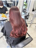 高濃度水素で染めるベリーピンク