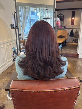 ヘアラウンジ アンリオ(hair lounge an rio) 上品ピンクブラウン