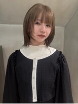 ニキータ(Nikiita)&nbsp;【rico style】レイヤーボブ/ミルクティーベージュ/ブリーチ