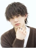 ソフトツイストスパイラルパーママッシュウルフショート