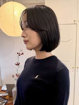 ライン(LINE) ボブレイヤー/透明感カラー