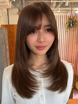 コノカ 北浜(KONOKA)&nbsp;髪質改善/顔まわりレイヤーカット/シャギー/ヨシンモリ/北浜