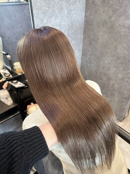 インク(ink)の写真/【髪質改善】梅雨の広がり・うねり対策にも◎inkで叶える艶感と柔らかさ抜群の美髪ストレート☆