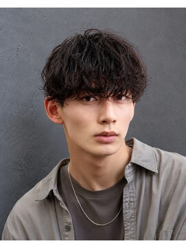 メンズリュール 心斎橋(Men's Lueur.) サーフカール ツイストスパイラル ツイスパ ラウンドマッシュ