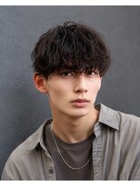 メンズリュール 心斎橋(Men's Lueur.) サーフカール ツイストスパイラル ツイスパ ラウンドマッシュ